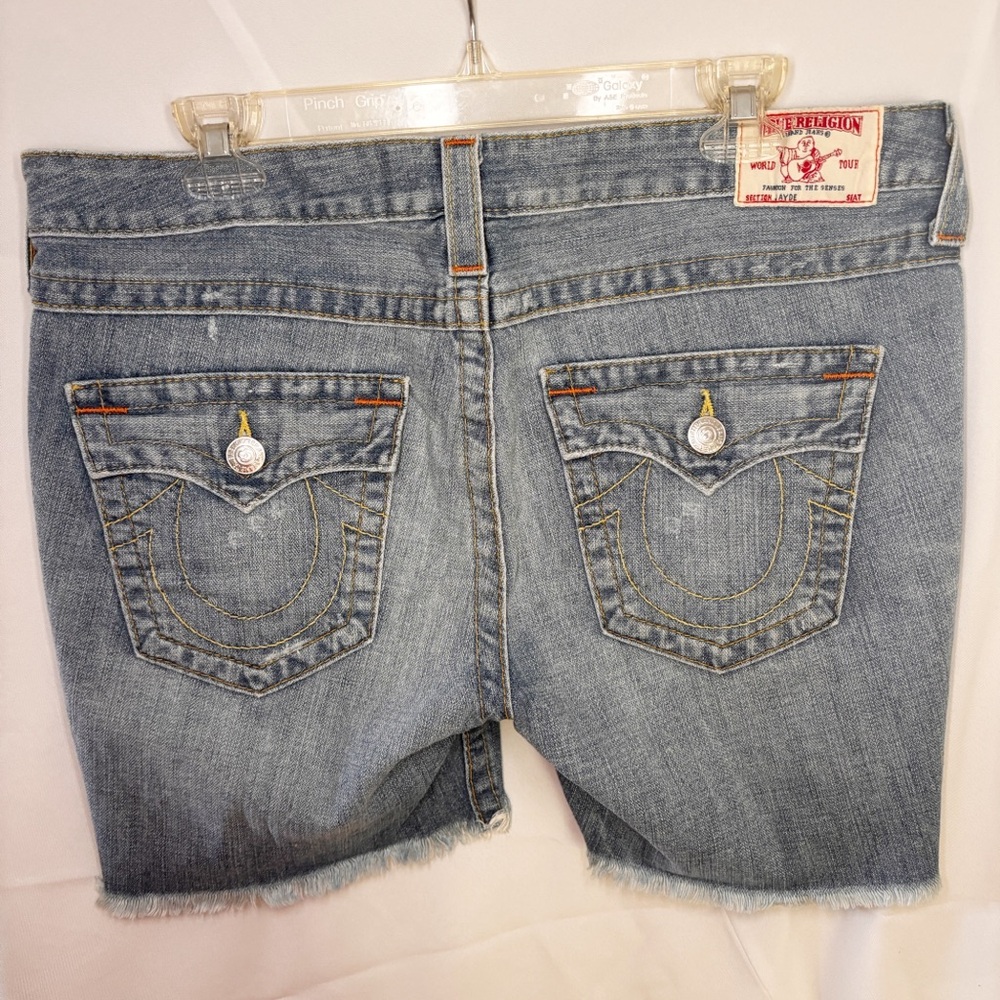 True Religion Jayde Denim Shorts - Picture 2 of 13